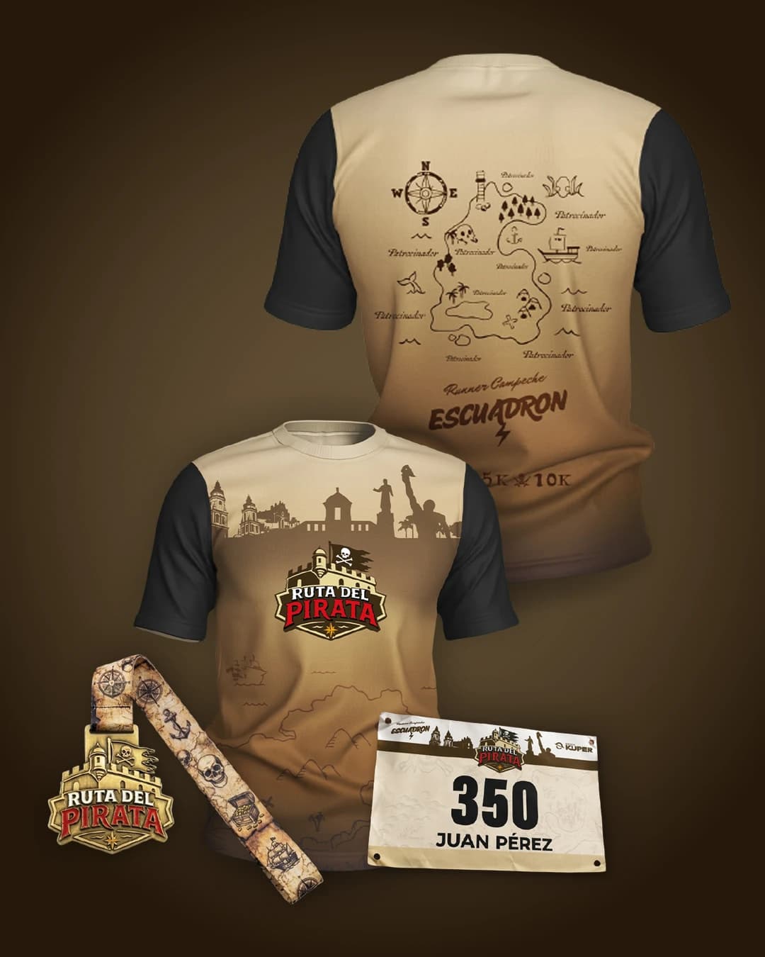 Branding e Identidad Visual para Carrera Ruta del Pirata - Imagen 1