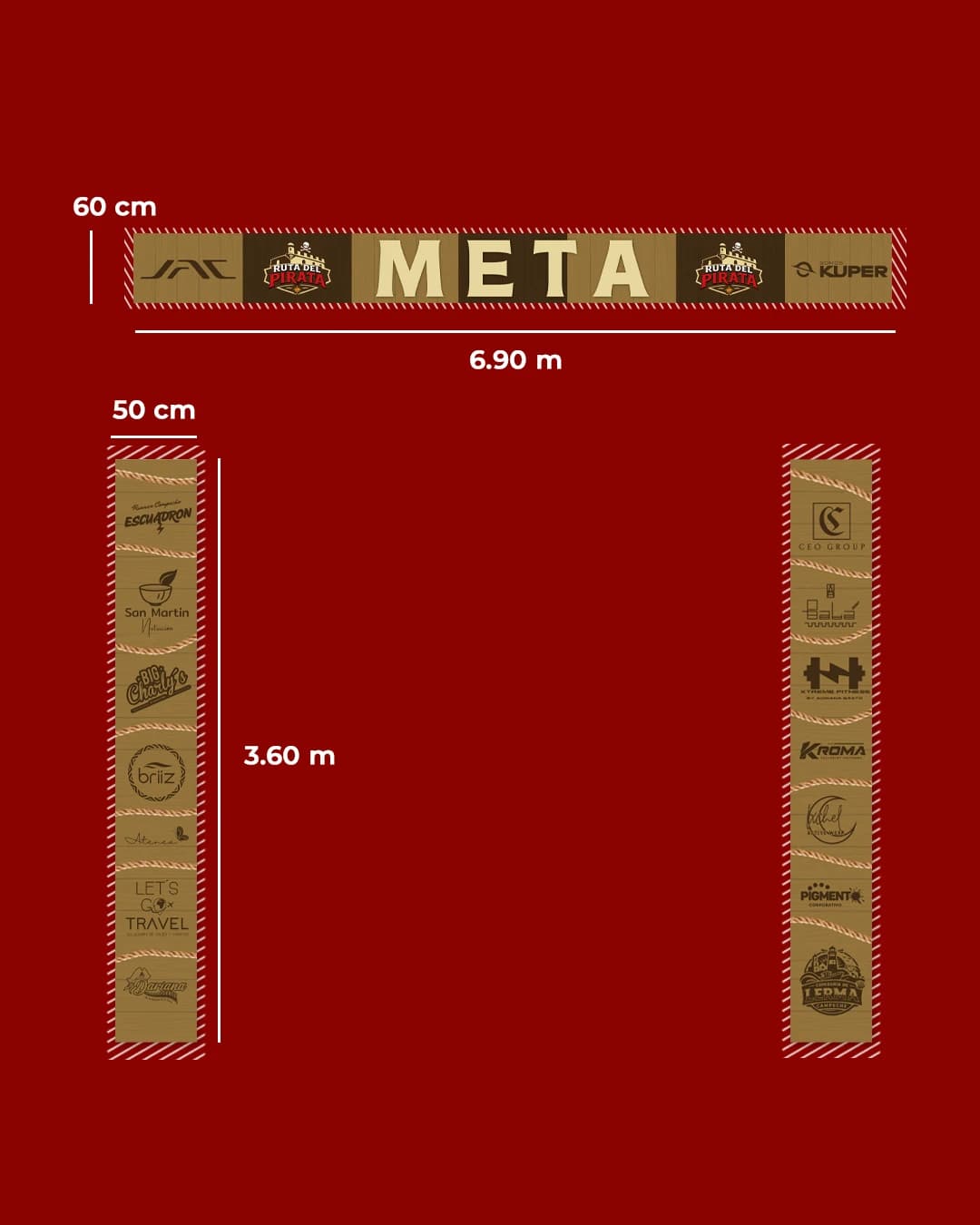 Branding e Identidad Visual para Carrera Ruta del Pirata - Imagen 2